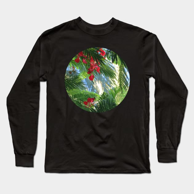 Tropical Paradise Long Sleeve T-Shirt by Kraina